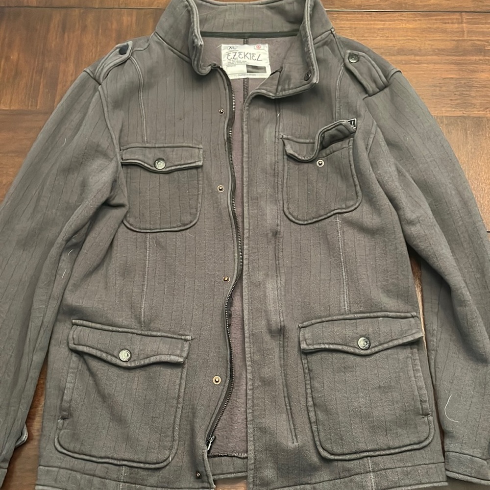Ezekiel military style button up jacket